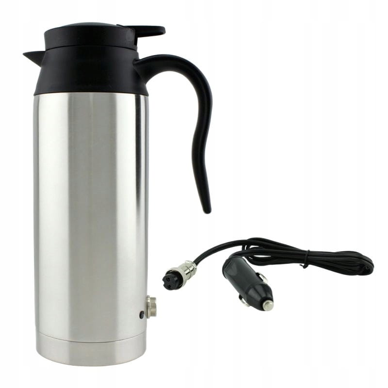 Elektriskā automašīnas tējkanna 12V, tērauda, ​​750ml
