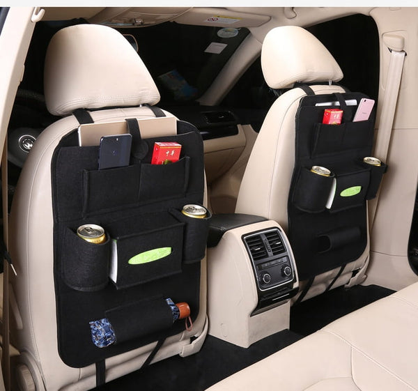 Automašīnas organizators, melns filcs, atzveltnes aizsardzība