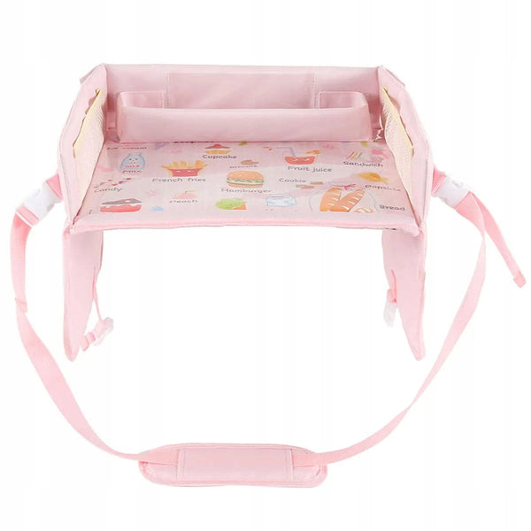 Bērnu ceļojumu galds automašīnai, bēšs