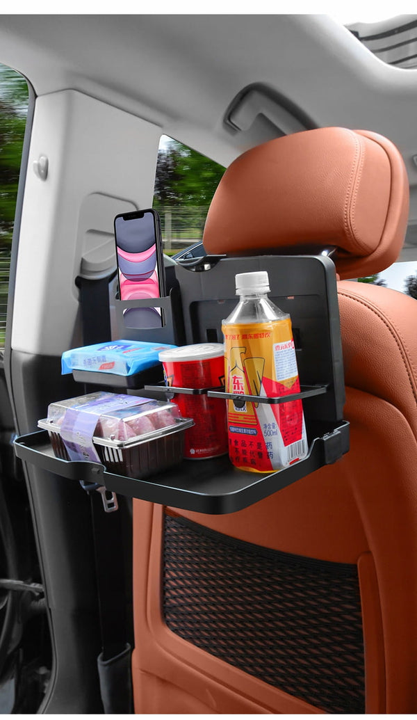 Automašīnas galda organizators, planšetdators, ēdiens, dzērieni, daudzfunkcionāls