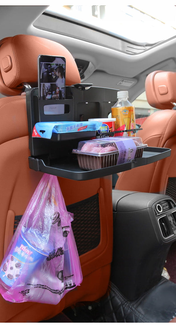 Automašīnas galda organizators, planšetdators, ēdiens, dzērieni, daudzfunkcionāls