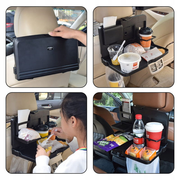 Automašīnas galda organizators, planšetdators, ēdiens, dzērieni, daudzfunkcionāls