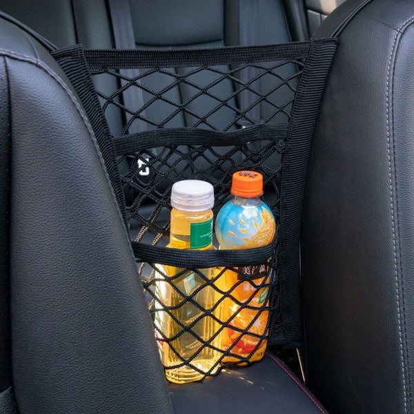 Automašīnas organizators starp sēdekļiem, XXL kabata ar nodalījumiem