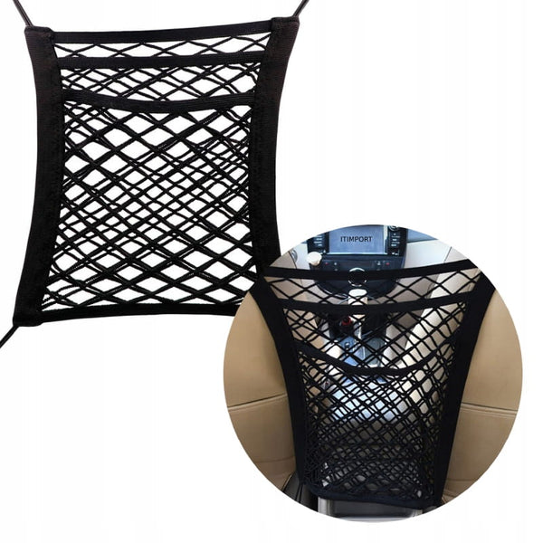 Automašīnas organizators starp sēdekļiem, XXL kabata ar nodalījumiem