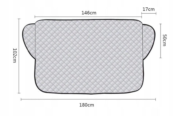 Automašīnas loga pārsegs, vissezonas, XXL