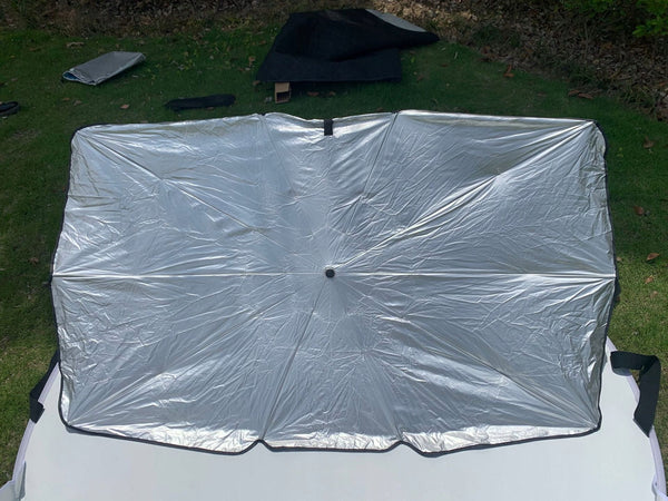 Automašīnas saules žalūzijas, logu lietussargs 79x140cm