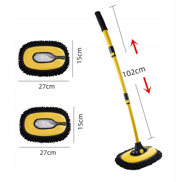Automašīnas logu tīrīšanas birste, mīksta, 3 ieliktņi