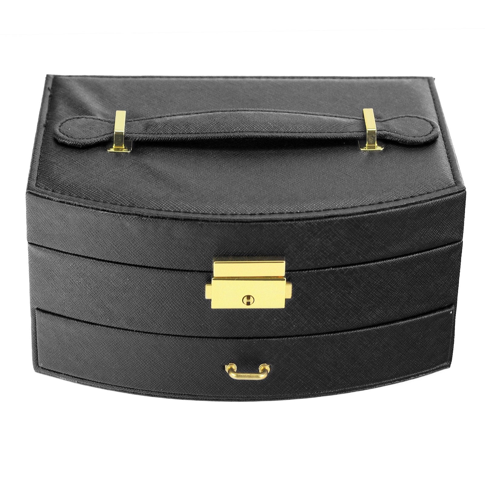 PATRIZIA BEAUTY-23003 juodas kosmetinis lagaminėlis czarny