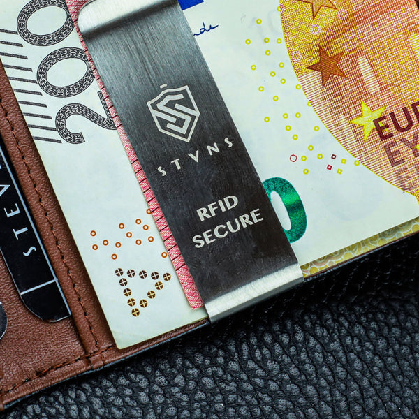 Vīriešu plāns maks, karšu turētājs ar RFID F02 S20