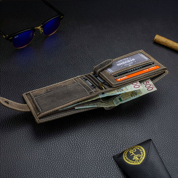 Vīriešu ādas maks Stevens S190 