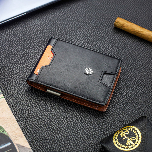 Vīriešu plāns maks, karšu turētājs ar RFID S22