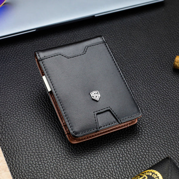 Vīriešu plāns maks, karšu turētājs ar RFID S22