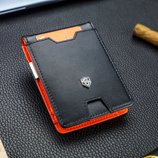 Vīriešu plāns maks, karšu turētājs ar RFID S23 identifikāciju