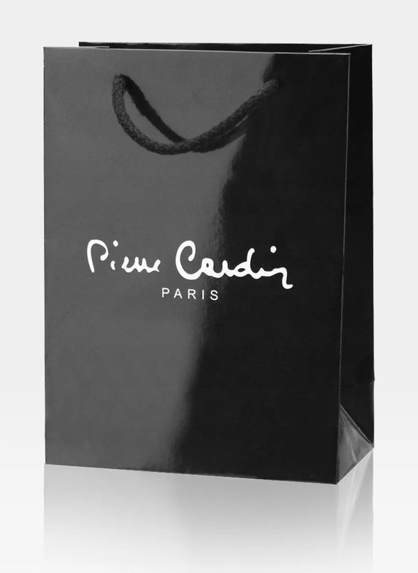 Vīriešu komplekts „Pierre Cardin”: ādas maks un divpusēja josta, melna/brūna 75T8806BR