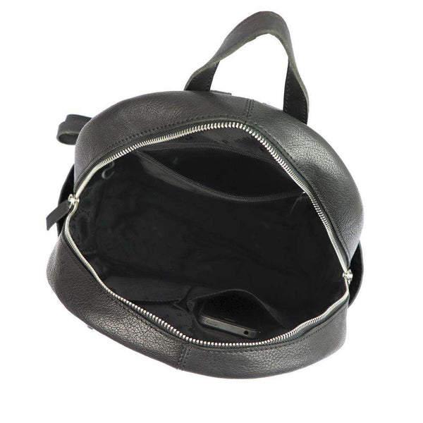 Ādas mugursoma Pierre Cardin YS12, melna