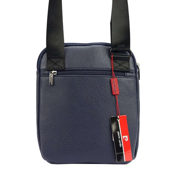 Vīriešu zila „crossbody“ soma Pierre Cardin, ekoloģiskā āda