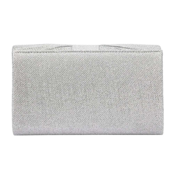Moteriška sidabrinė eko odos crossbody rankinė Jessica A-2182