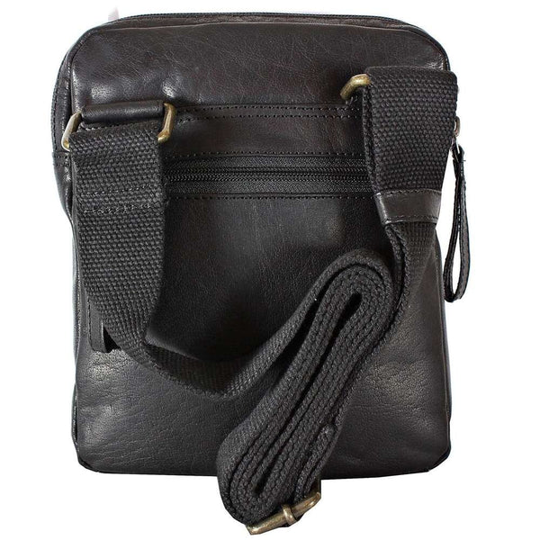 Vīriešu ādas crossbody soma EL FORREST MB10-61/67, melna