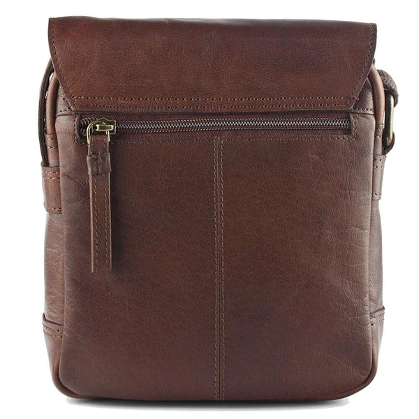 Vīriešu ādas crossbody soma EL FORREST MB11-22, brūna