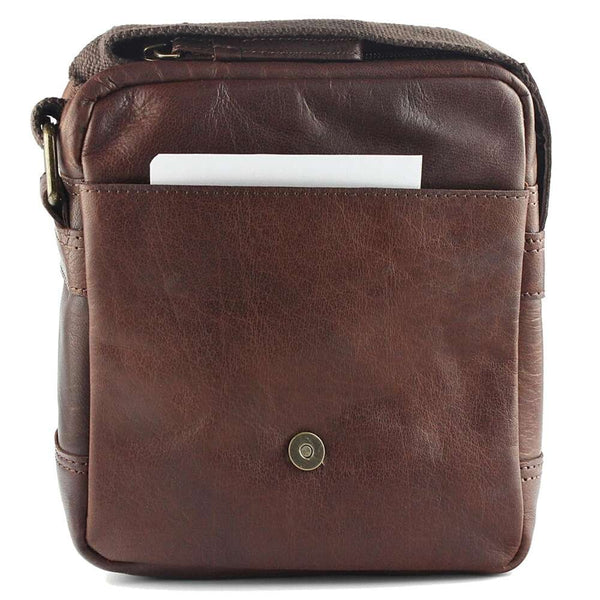 Vīriešu ādas crossbody soma EL FORREST MB11-22, brūna
