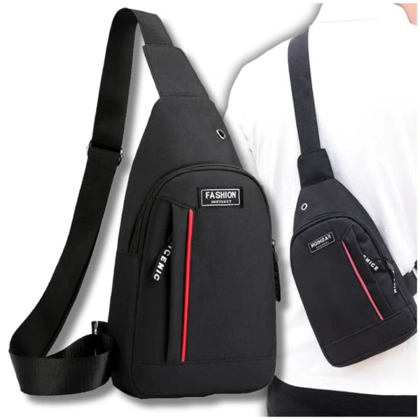 Maza sporta mugursoma vīriešiem L132, melna R279