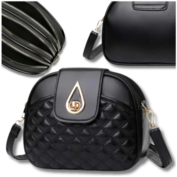 Sieviešu rokassoma D11, melna R303