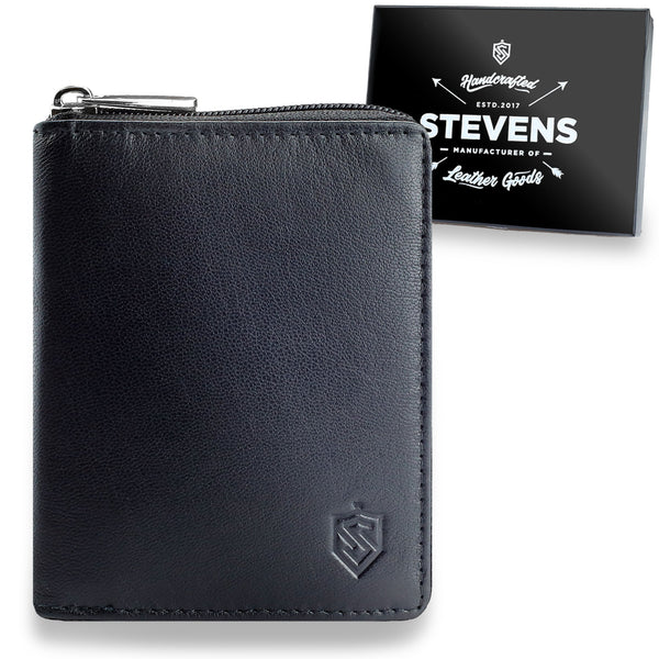 Vīriešu vertikāls ādas maks Stevens S17