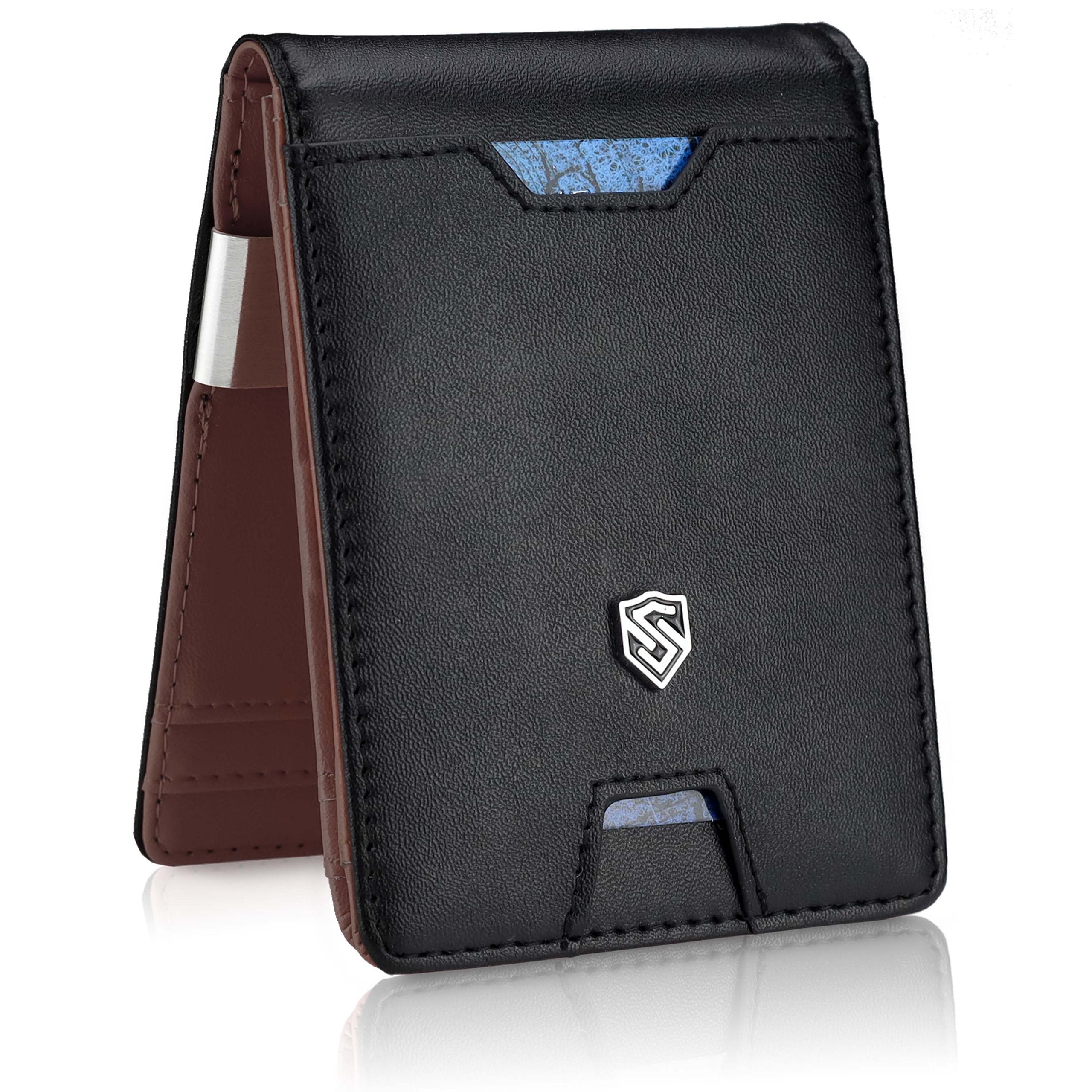 Vīriešu plāns maks, karšu turētājs ar RFID S22