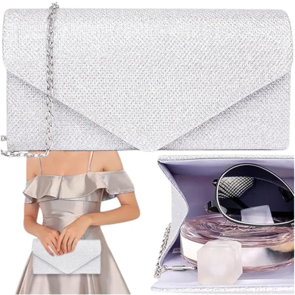 Sieviešu rokassoma E40, sudraba krāsā R284