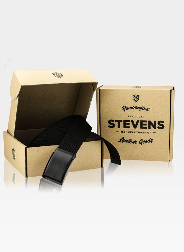 2 siksnu komplekts STEVENS melns, tumši zils + brūns, 135 cm XL, universāls