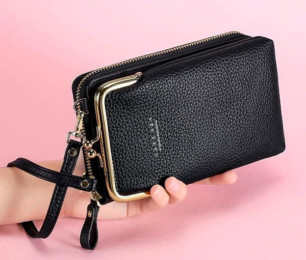 Mini maciņš, rokassoma sievietēm D27, melns D1912