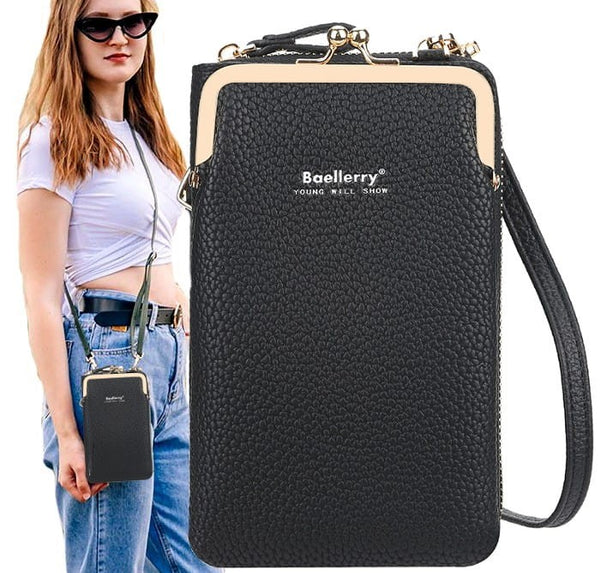 Mini maciņš, rokassoma sievietēm D27, melns D1912