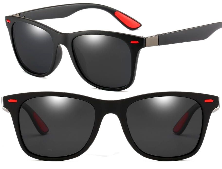Vīriešu saulesbrilles O67C-MELNAS