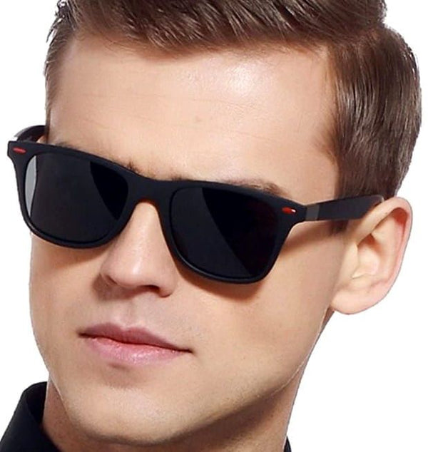 Vīriešu saulesbrilles O67C-MELNAS