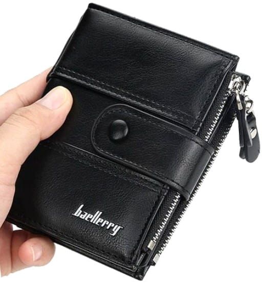 Vīriešu maks E34, melns S137