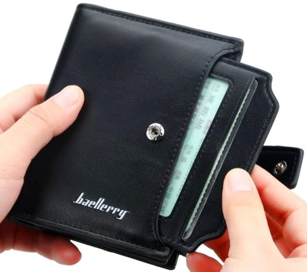 Vīriešu maks E37, melns S135