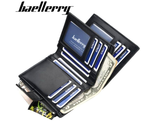 Vīriešu maks E37, melns S135