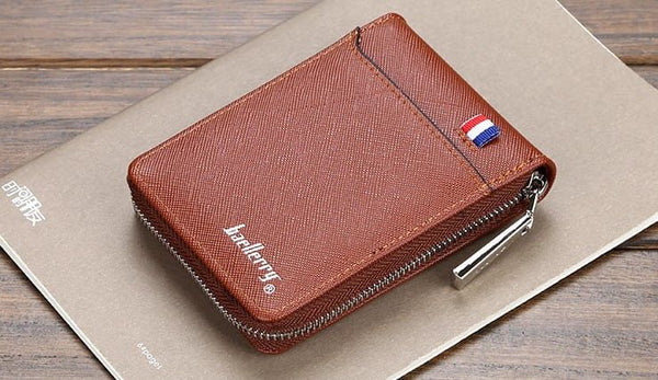 Vīriešu karšu maciņš B40, brūns S1064