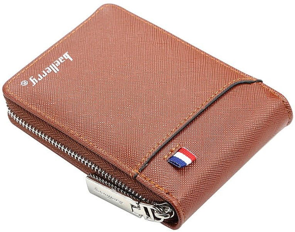 Vīriešu karšu maciņš B40, brūns S1064