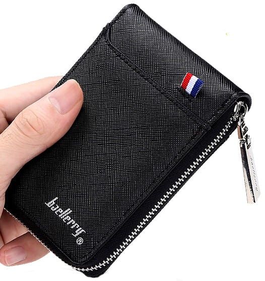 Vīriešu karšu maciņš B40, melns S1066