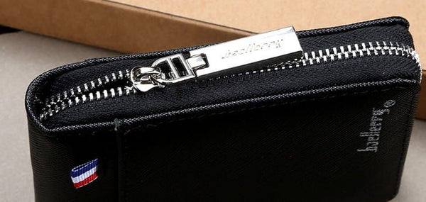 Vīriešu karšu maciņš B40, melns S1066