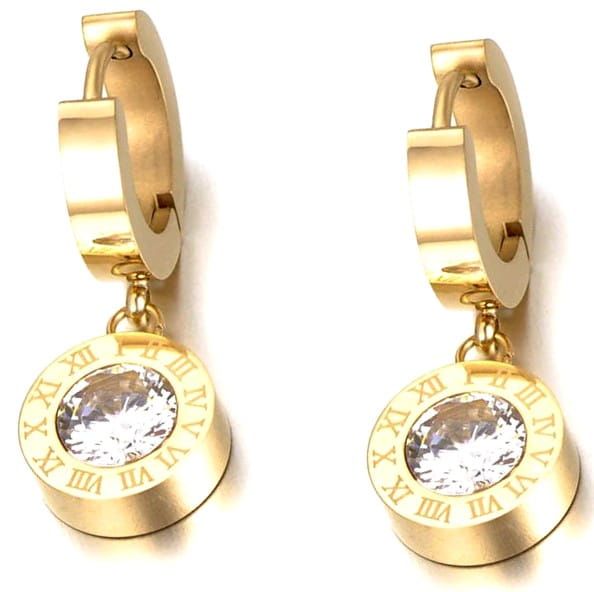 Sieviešu auskari N8-2, zelts