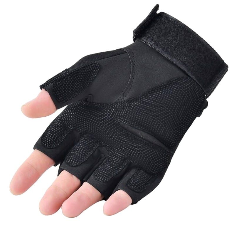 Vīriešu taktiskie cimdi K60, melni, XL