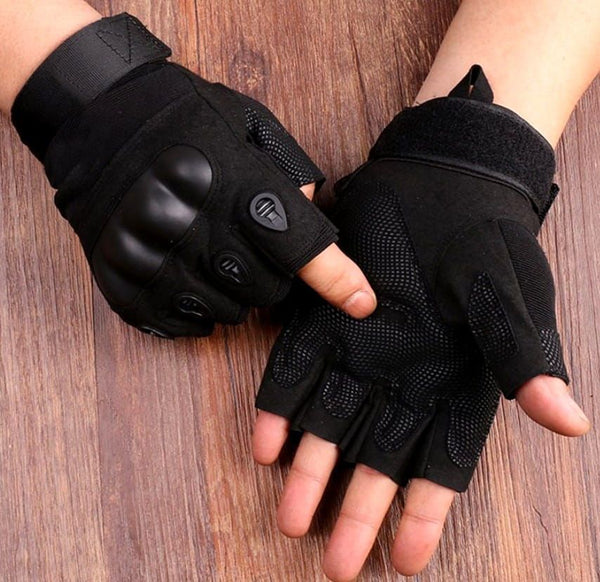 Vīriešu taktiskie cimdi K60, melni, XL
