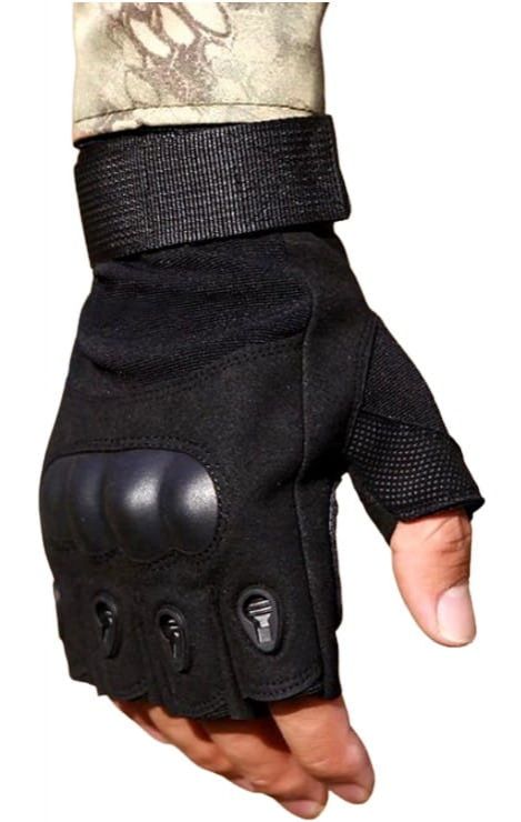 Vīriešu taktiskie cimdi K60, melni, XL