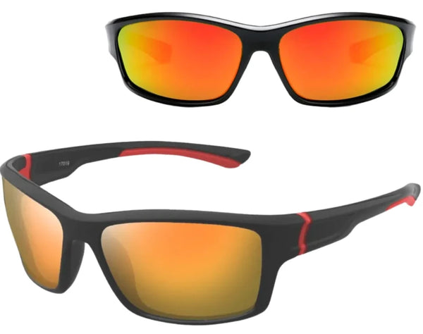 Polarizētas sporta saulesbrilles vīriešiem B43 oranžas 