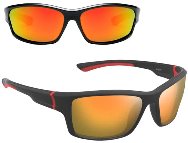 Polarizētas sporta saulesbrilles vīriešiem B43 oranžas 