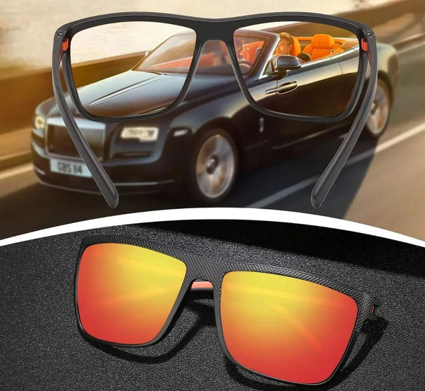 Polarizētas sporta saulesbrilles vīriešiem G55 sarkanas 