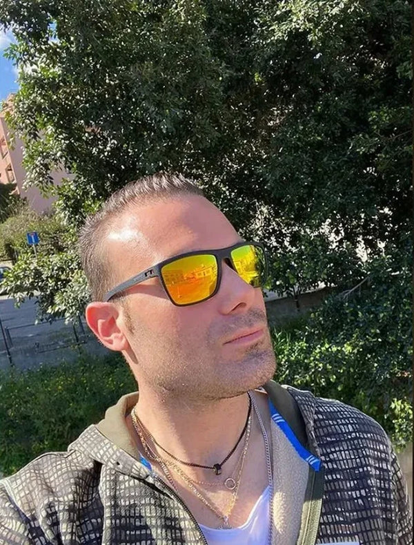 Polarizētas sporta saulesbrilles vīriešiem G55 sarkanas 