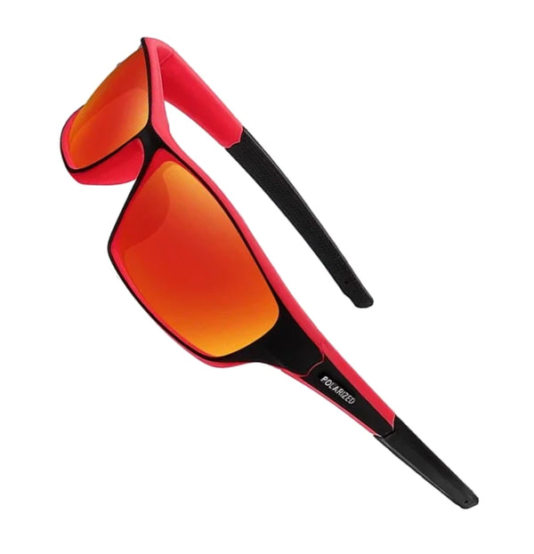 Polarizētas sporta saulesbrilles vīriešiem H25 sarkanas 